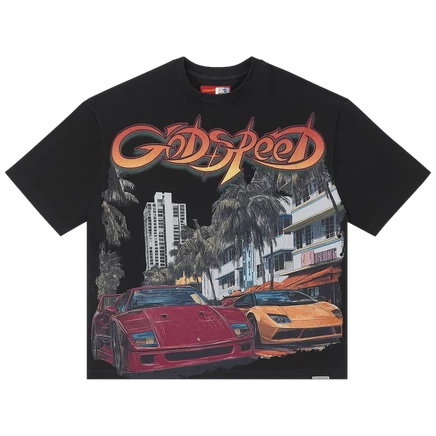 Мужская футболка Godspeed South Beach Drive, черная