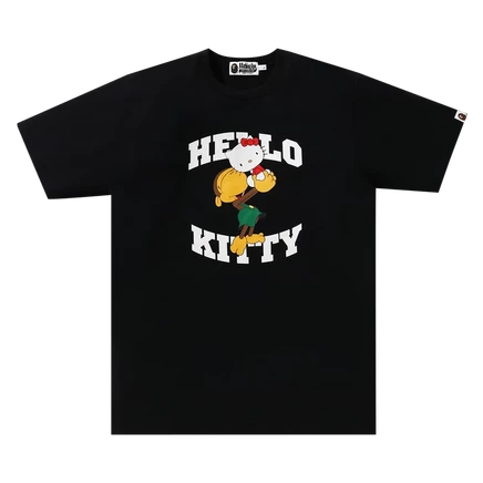 Футболка Bape x Hello Kitty x Milo №2, черная