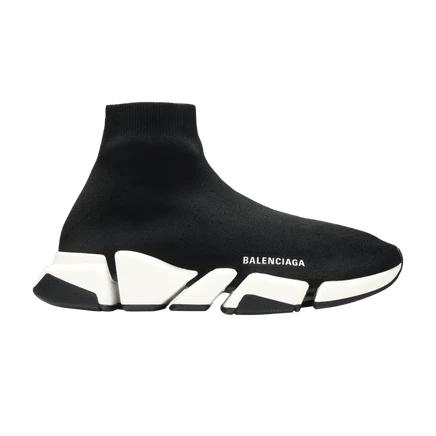 Кроссовки Balenciaga Speed 2.0, черно-белые