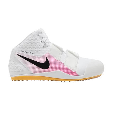 Бутсы Nike Zoom Javelin Elite 3, бело-розово-оранжевые