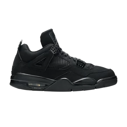 Кроссовки Air Jordan 4 Retro Black Cat, черные