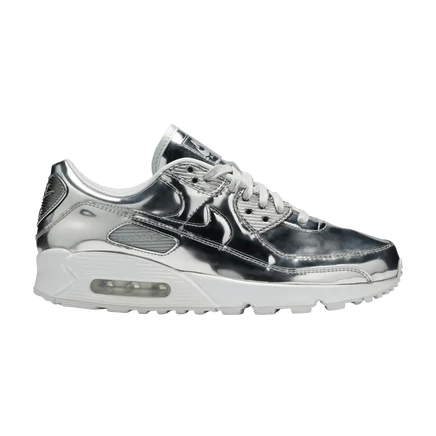 Женские кроссовки Nike Air Max 90 «Chrome», серебристые
