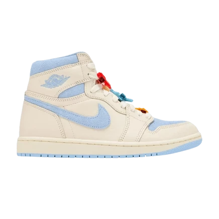 Женские кроссовки Air Jordan 1 High OG, голубые