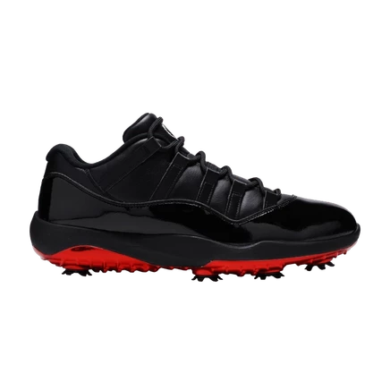 Кроссовки для гольфа Air Jordan 11 Low Safari Bred, черные