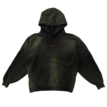 Кактус Джек от Трэвиса Скотта x Футболка Nike T-Rexx с капюшоном 'Green' зеленого цвета