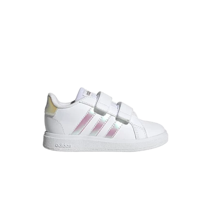Кеды Adidas Grand Court 2.0 I иридесцентные, белые