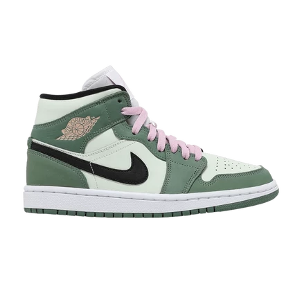 Женские кроссовки Air Jordan 1 Mid SE Dutch Green, зеленые