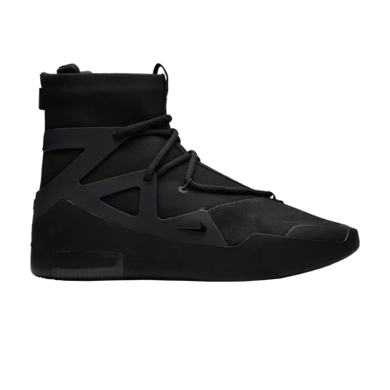 Кроссовки Nike Air Fear of God 1 Triple Black, черные