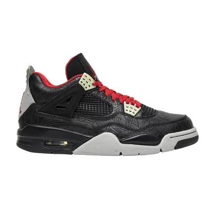Мужские кроссовки Air Jordan 4 Retro Rare Air Black Laser, черные