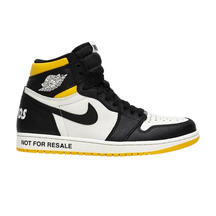 Кроссовки Air Jordan 1 Retro High OG NRG Not For Resale, желтые