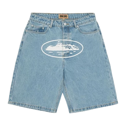Мужские джинсовые шорты CORTEIZ Alcatraz Baggy, синие
