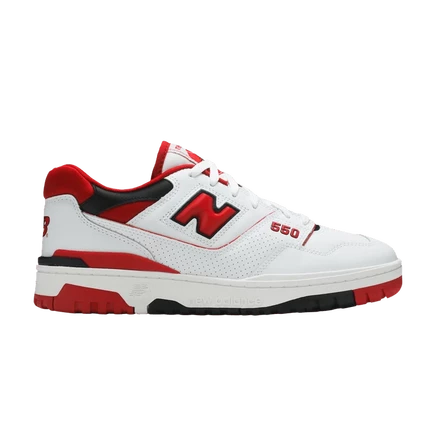 Кроссовки New Balance 550, бело-красные