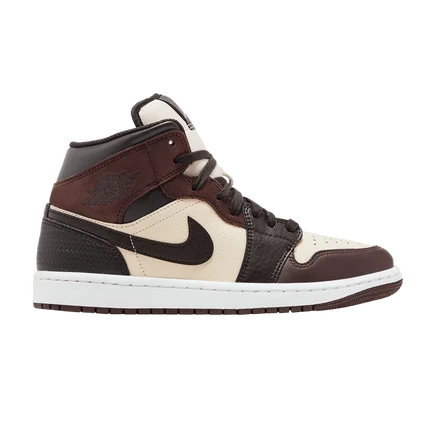 Air Jordan 1 Mid SE 'Paris YMCA' коричневый