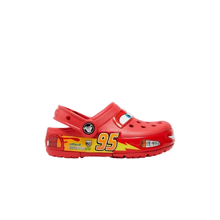 Детские кроксы Crocs Classic Clog «Молния Маккуин», красные