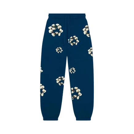 Штаны-джоггеры Denim Tears Cactus Tears, темно-синие