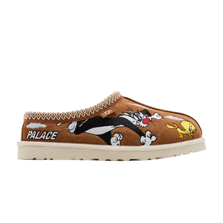 Palace x Looney Tunes x УГГИ-тапочки Tasman 'Каштановые' коричневые