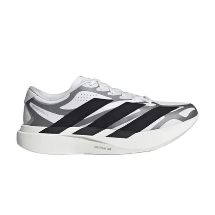 Кроссовки Adidas Adizero EVO SL EXO, бело-черно-серебристые