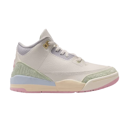 Детские кроссовки Air Jordan 3 Retro, белые