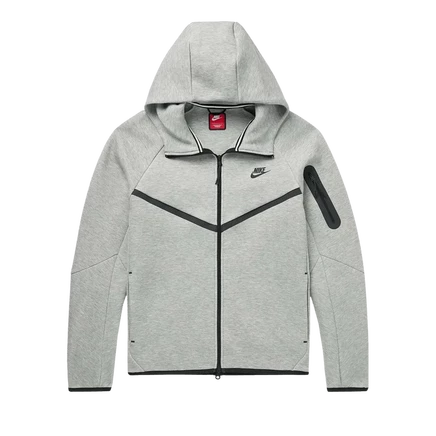 Худи Nike Tech Fleece Windrunner, темно-серый/черный
