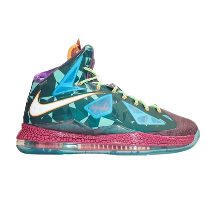 Кроссовки Nike LeBron 10 Premium «What The MVP», разноцветные