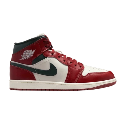 Мужские кроссовки Air Jordan 1 Mid Redstone, красные
