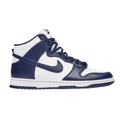 Кроссовки Nike Dunk High Midnight Navy, темно-синие