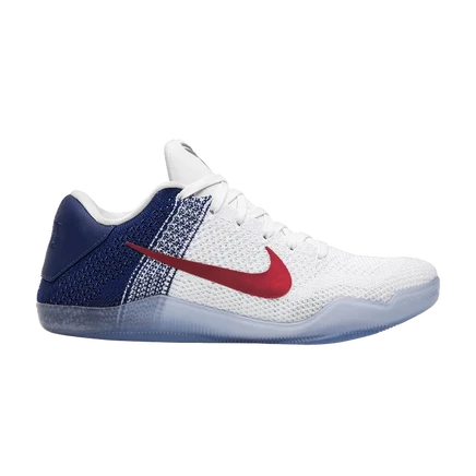 Кроссовки Nike Kobe 11 Elite Low USA, белые