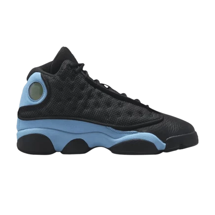 Детские кроссовки Air Jordan 13 Retro «Black University Blue», черные