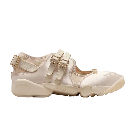 Женские кроссовки Nike Air Rift с пряжкой, кремовые