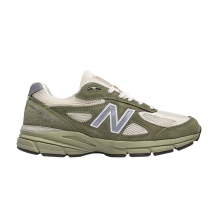 Кроссовки new balance 990 olive leaf, зеленые