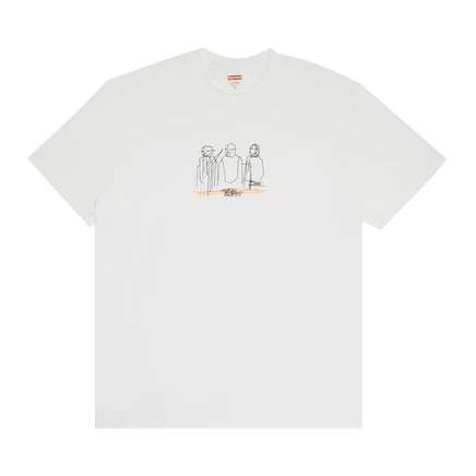 Унисекс футболка Supreme Three Kings, белая