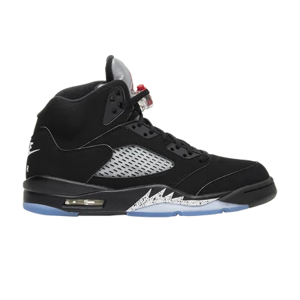 Мужские кроссовки Air Jordan 5 Retro OG 2016, черные с серебристым отливом