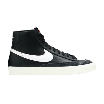 Кроссовки Nike Blazer Mid 77 Vintage, черно-молочные