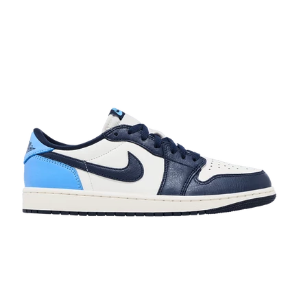 Мужские кроссовки Air Jordan 1 Retro Low OG «Obsidian UNC», синие