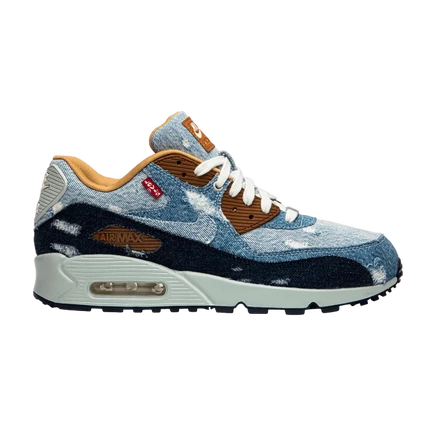 Кроссовки Nike Air Max 90 x Levi's Nike By You, разноцветные