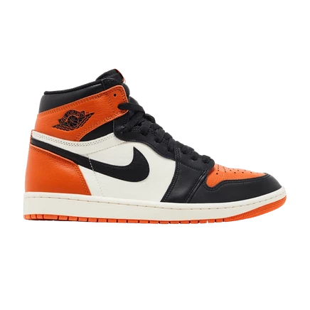 Кроссовки Air Jordan 1 Shattered Backboard 2025, оранжевые