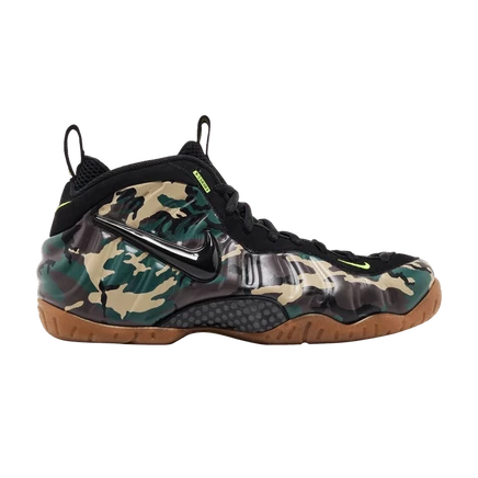 Кроссовки Nike Air Foamposite Pro PRM LE «Green Camo», зеленые