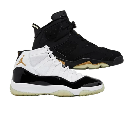 Кроссовки Air Jordan 6/11 Retro LE DMP, разноцветные