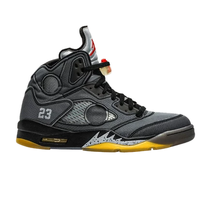 Кроссовки Off-White x Air Jordan 5 Retro SP Muslin, черные