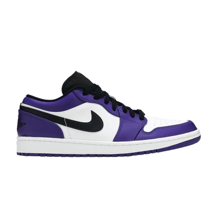 Кроссовки Air Jordan 1 Low Court Purple, фиолетовые