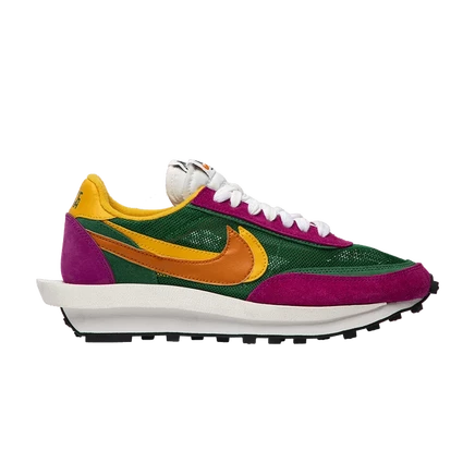 Кроссовки sacai x Nike LDWaffle, зеленые