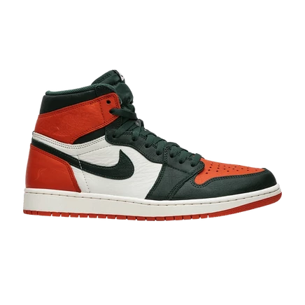 Кроссовки Air Jordan 1 High SoleFly Art Basel, оранжевые