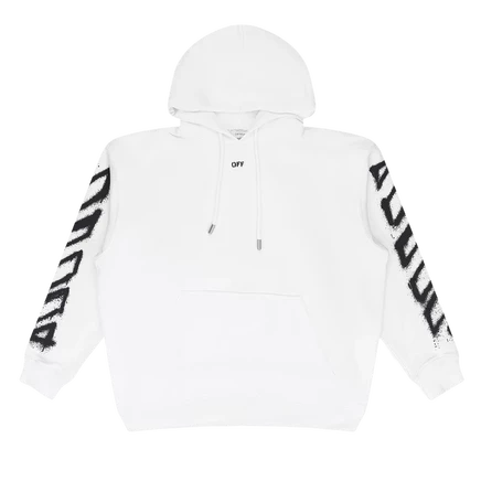 Мужское худи Off-White Spray Can Arrow, белое