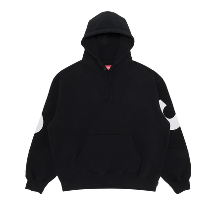 Худи Supreme Big Logo Jacquard, черная