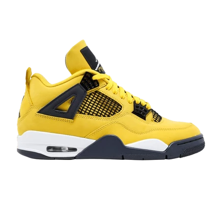 Кроссовки Air Jordan 4 Retro 'Lightning' 2021, желтые