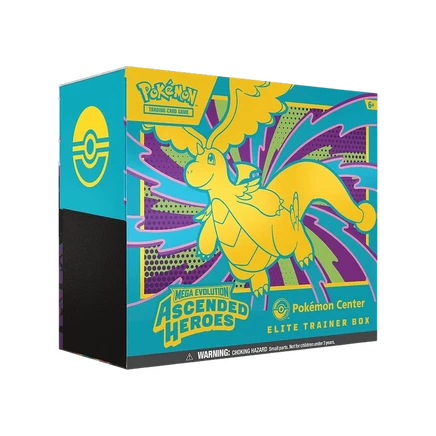 Набор Pokémon Elite Trainer Box «Mega Evolution: Ascended Heroes», разноцветный