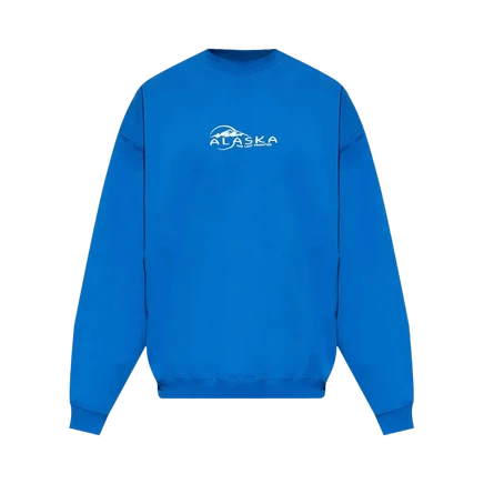 Свитшот Vetements Alaska Tourist, синий