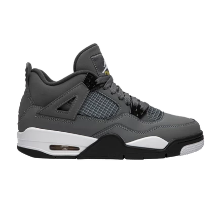 Детские кроссовки Air Jordan 4 Retro «Cool Grey», серые