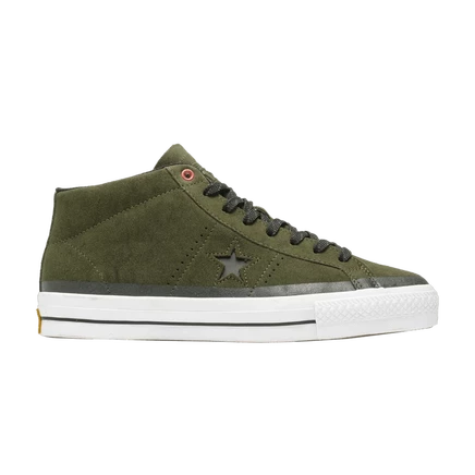 Кроссовки Converse One Star Pro Suede Mid, зеленые