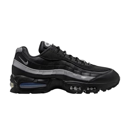 Кроссовки Nike Air Max 95 Big Bubble, черно-серебристые
